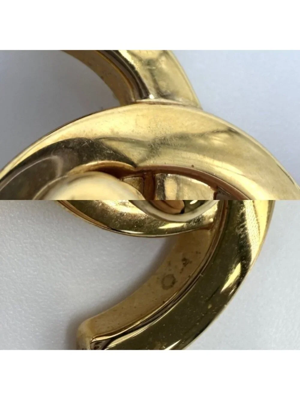 Chanel Brooch CC Logo Turnlock
